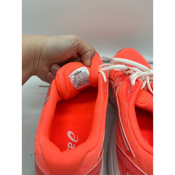 ASICS Gel GT-1000 5 Women Asics GT-1000 5 Neon Coral White Athletic Running Shoes Womens 9.5 T6A8N